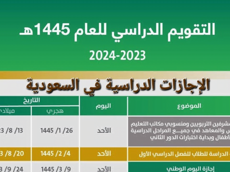 موعد بداية الاختبارات في السعودية