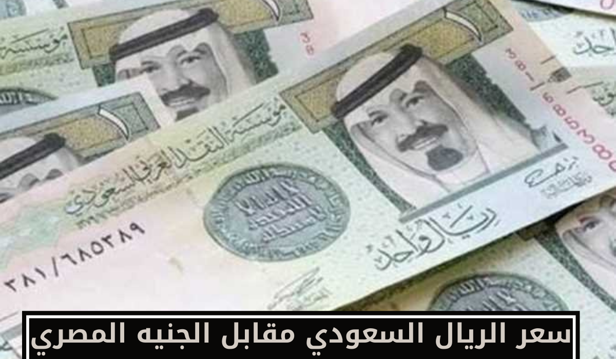 سعر الريال السعودي اليوم مقابل الجنيه المصري