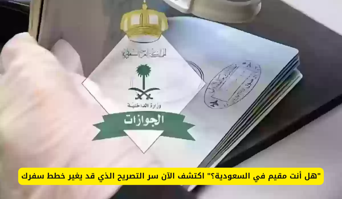 تصريح سفر جديد