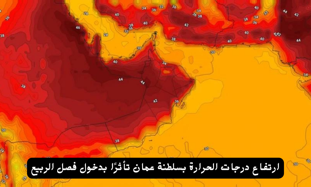 درجة الحرارة في عمان