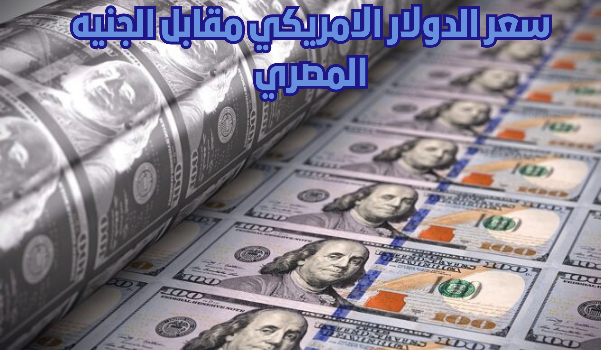 سعر الدولار اليوم مقابل الجنيه المصري