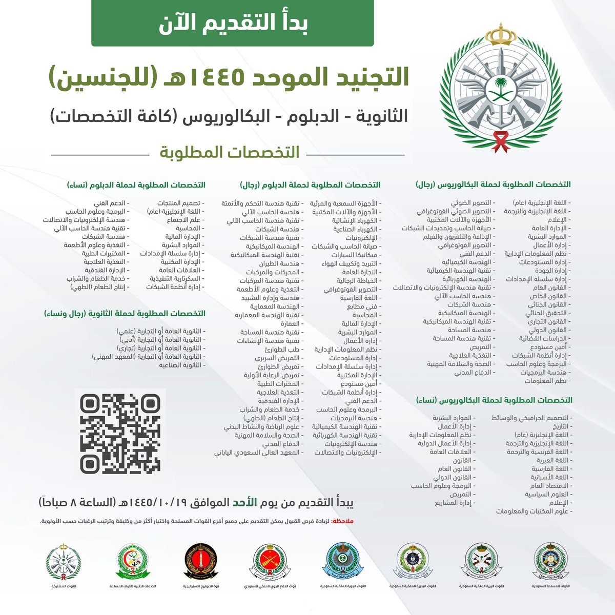 التجنيد الموحد 1445 